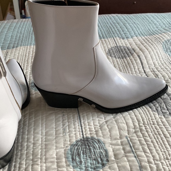 Calvin Klein Leather Western Boots - Picture 9 of 9